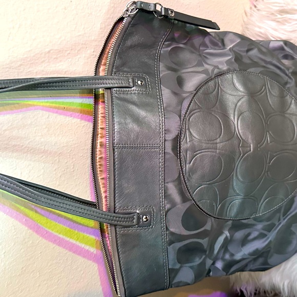 Coach signature c gray tote - Picture 1 of 5